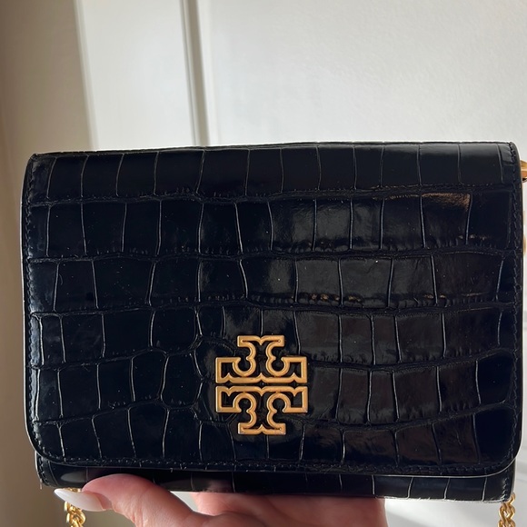 Tory Burch Crossbody bag / croc material leather / - Picture 1 of 5